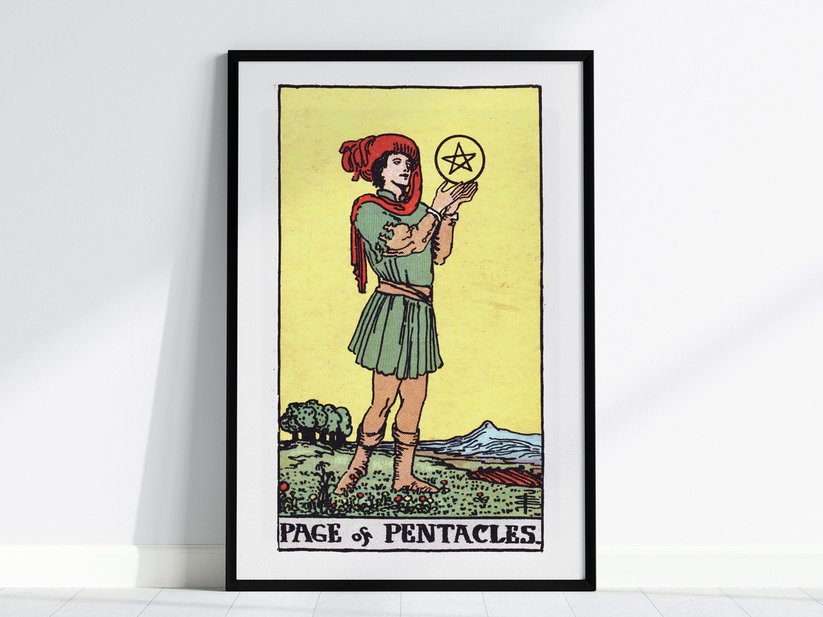 RW-Page-of-Pentacles_feature-01-24x36