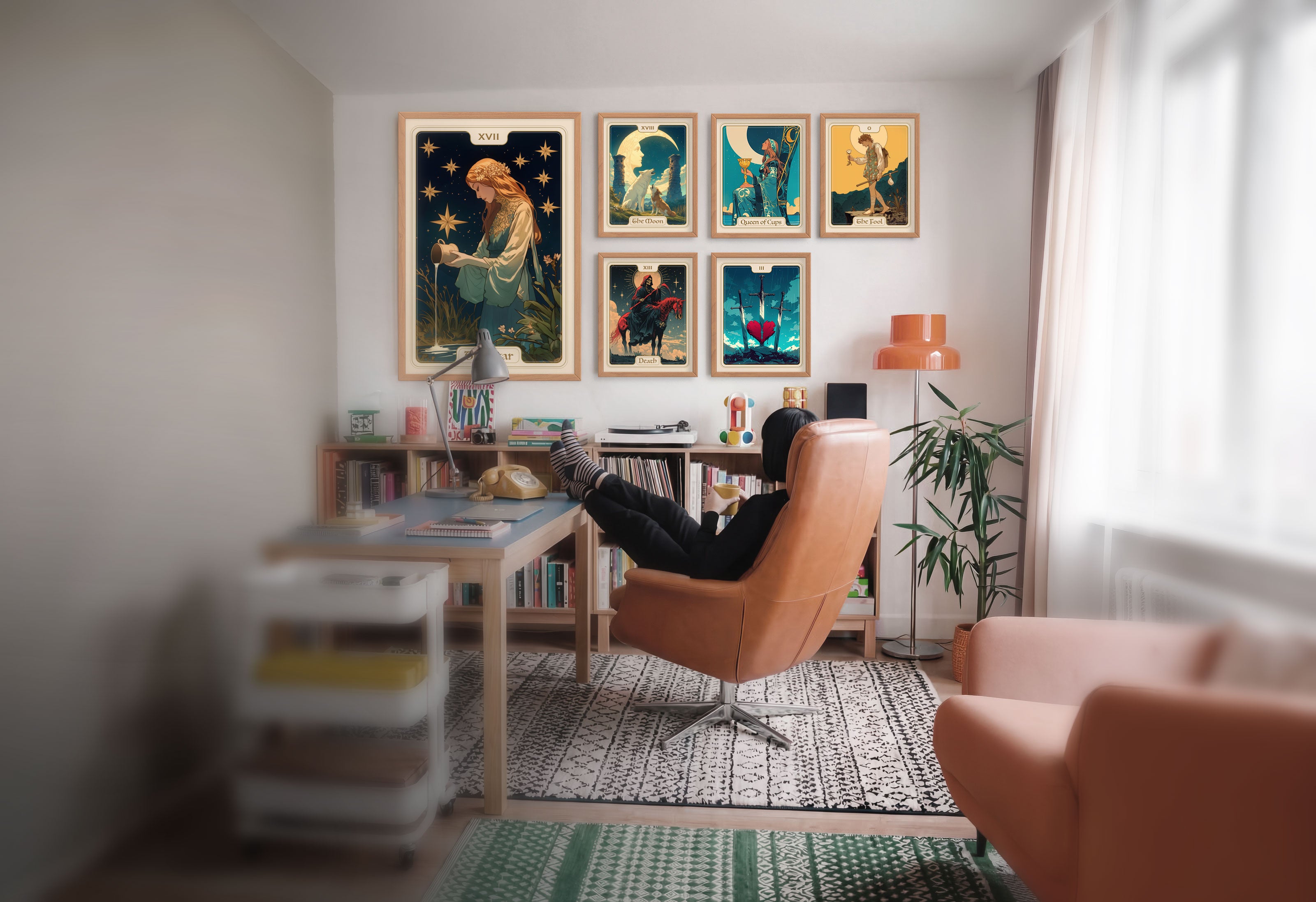 The Cards Know — wall prints in a styled interior