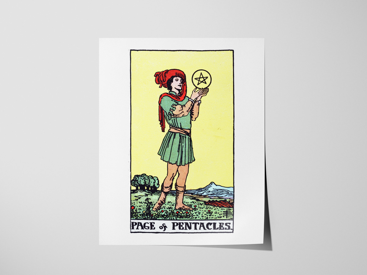 RW-Page-of-Pentacles_print-01