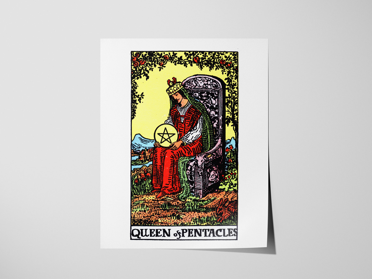 RW-Queen-of-Pentacles_print-01