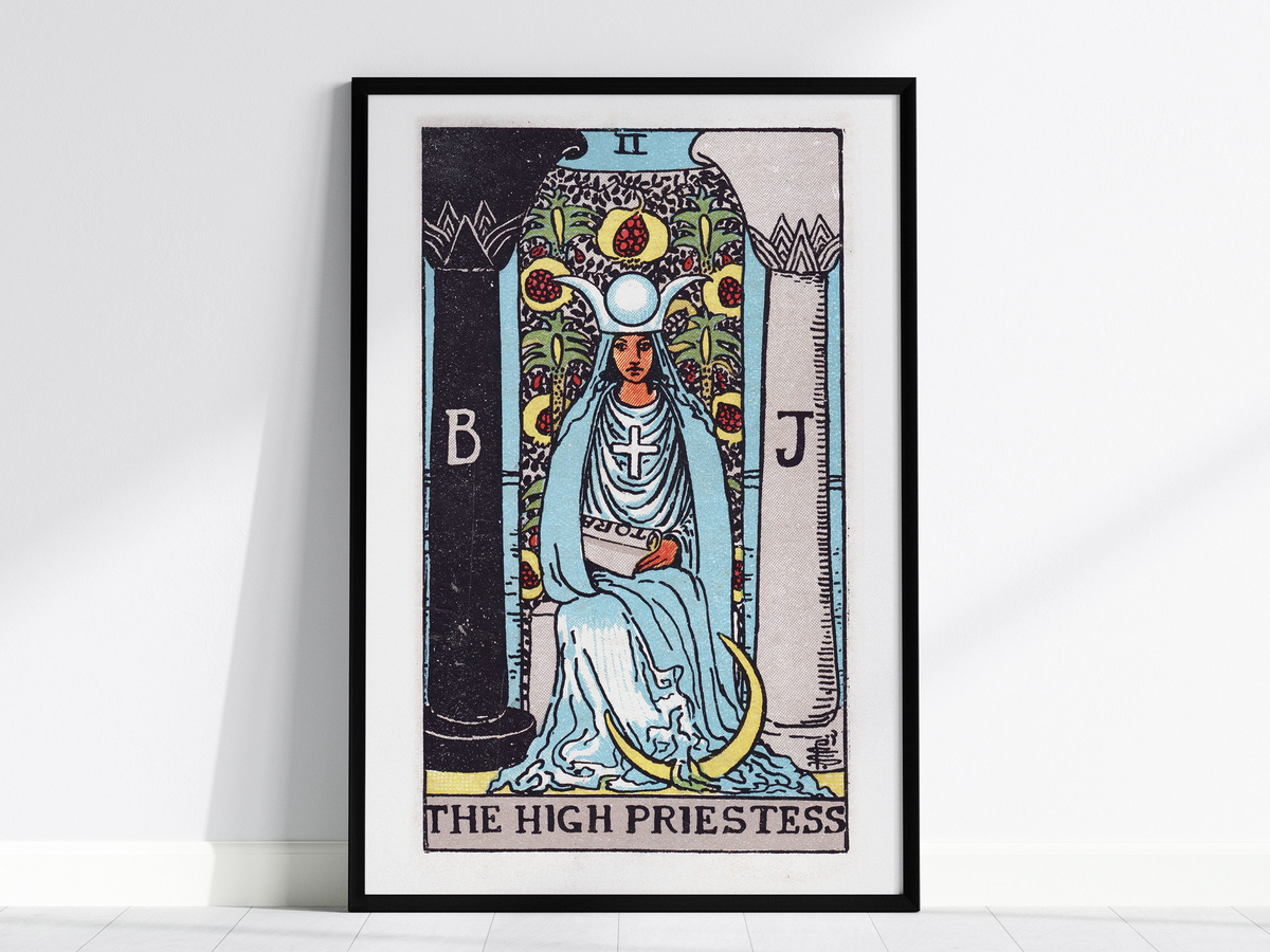 The High Priestess (Restored Rider-Waite) — feature-01-24x36